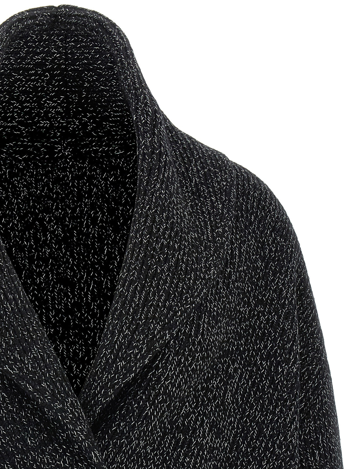 Toteme Shawl Neck Cardigan Black, view 3