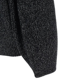 Toteme Shawl Neck Cardigan Black, view 4