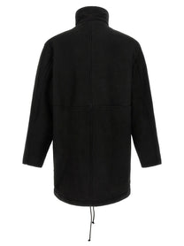 Giorgio Brato Shearling Caban Black