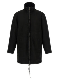Giorgio Brato Shearling Caban Black