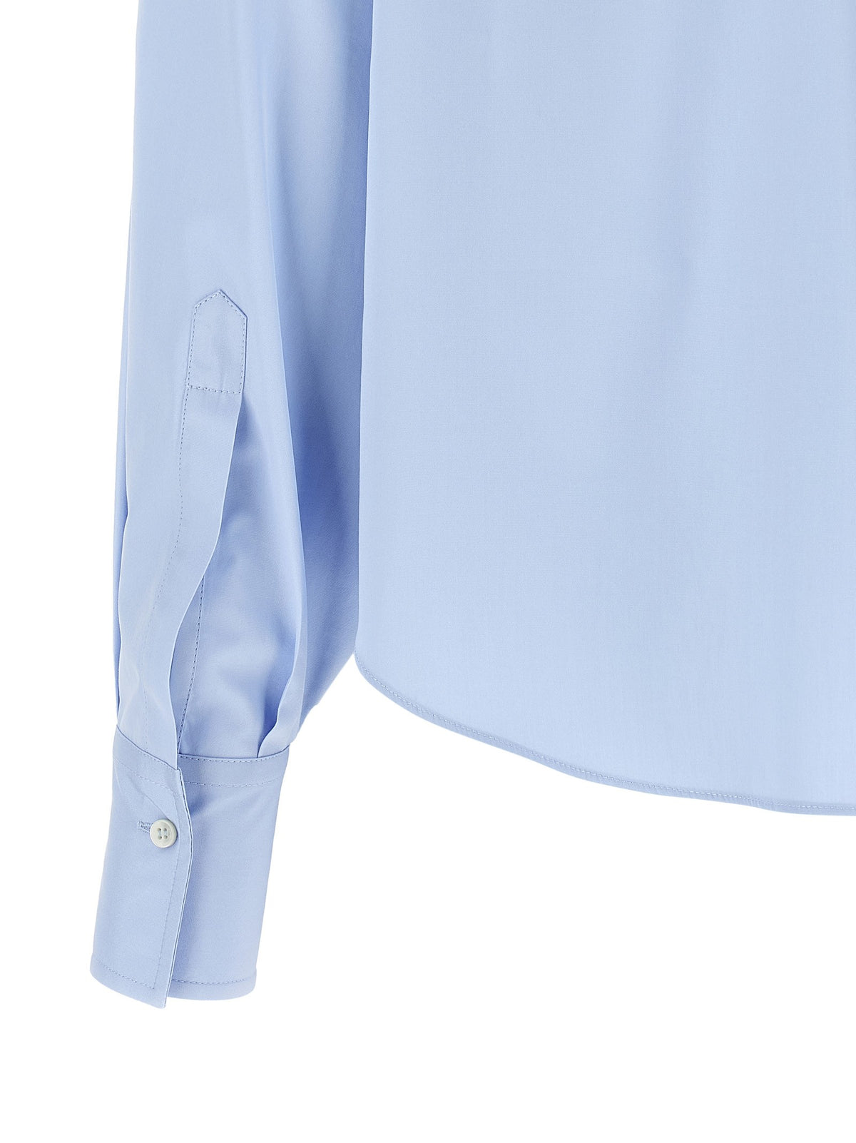 Brunello Cucinelli Shiny Trim Shirt Blue
