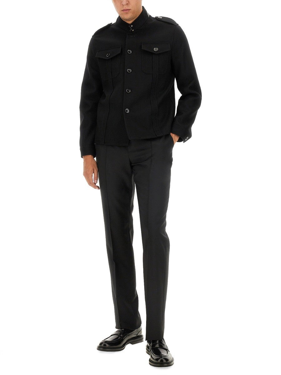 Tom Ford Men's Shirt Jacket Black