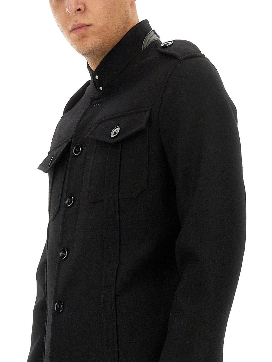 Tom Ford Men's Shirt Jacket Black