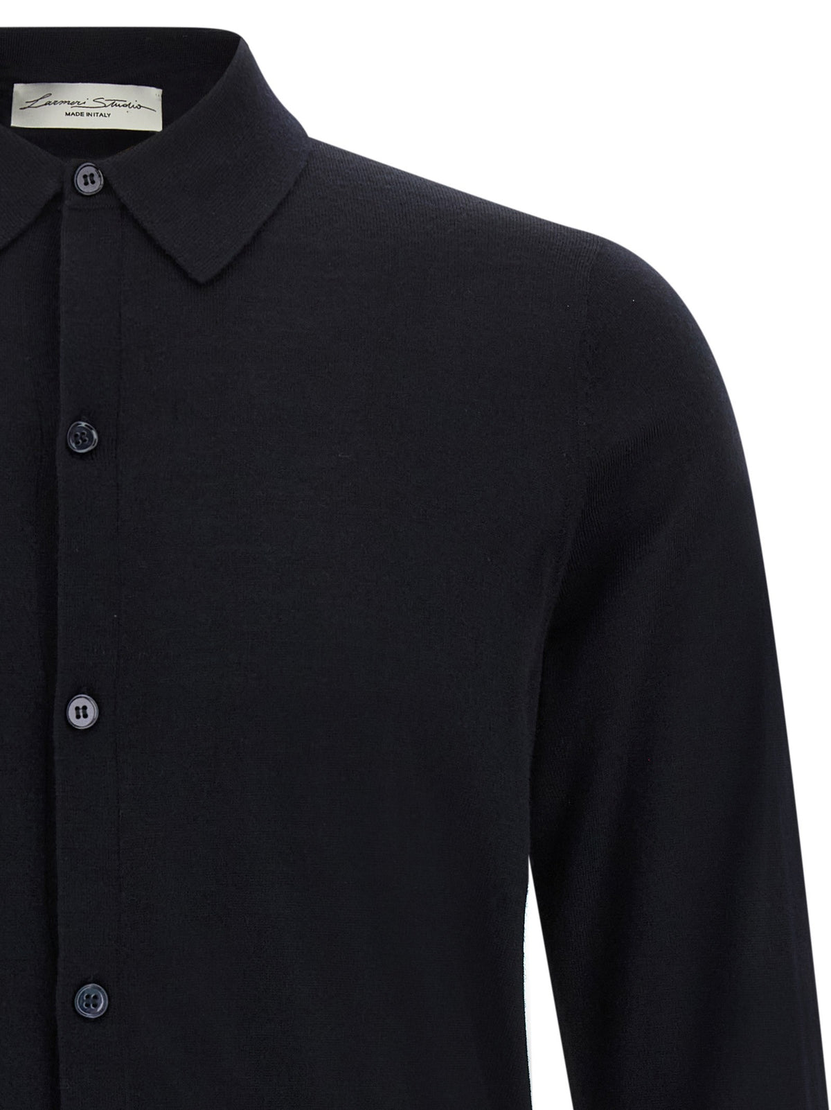 Larmeri Studio Shirt Polo Shirt Blue, view 3