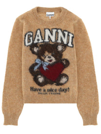 Ganni Women's Shirt Beige