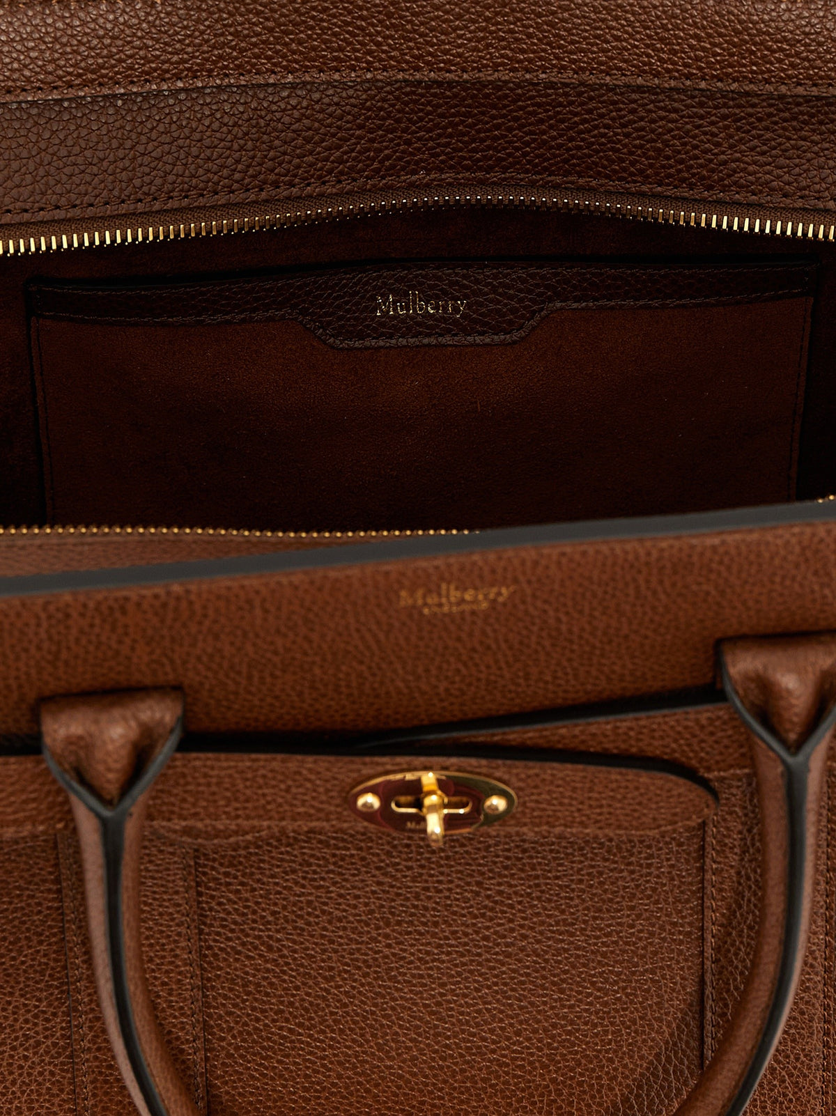 Mulberry Shopping Small Zipped Bayswater Brown