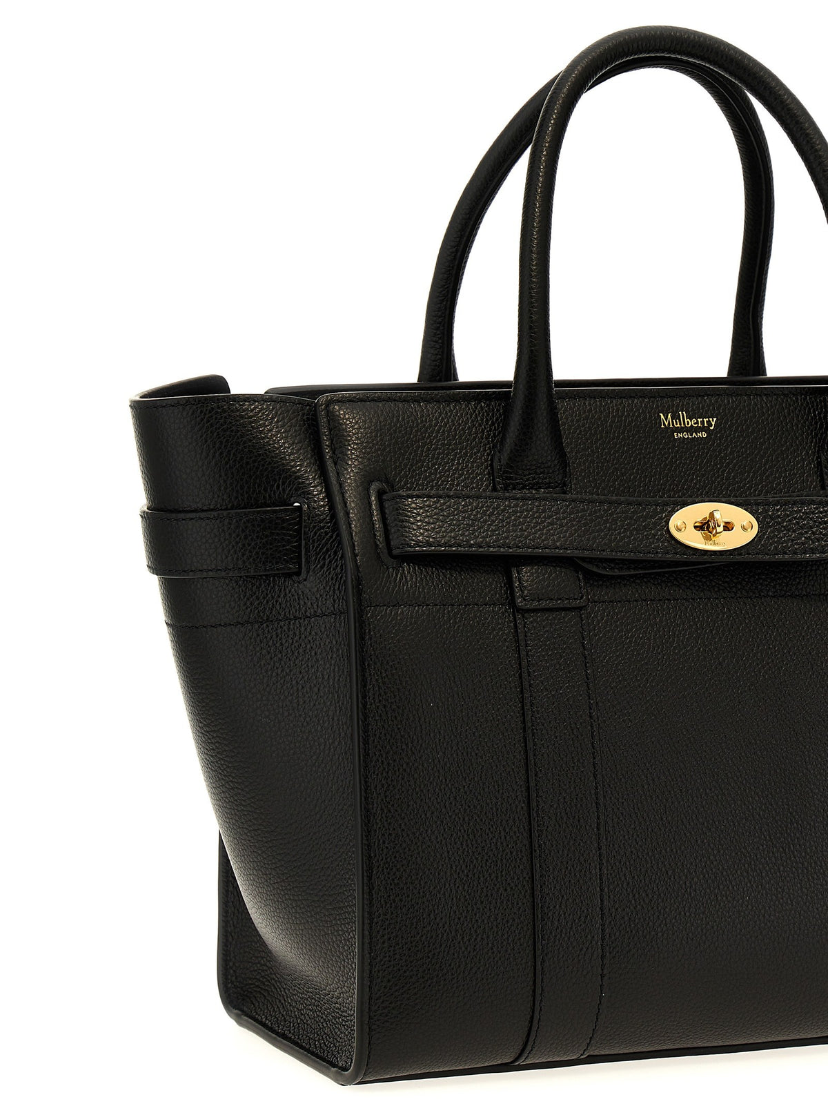Mulberry Shopping Small Zipped Bayswater Black