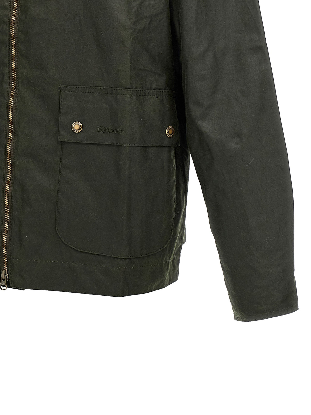 Barbour Short Bedale Jacket Green