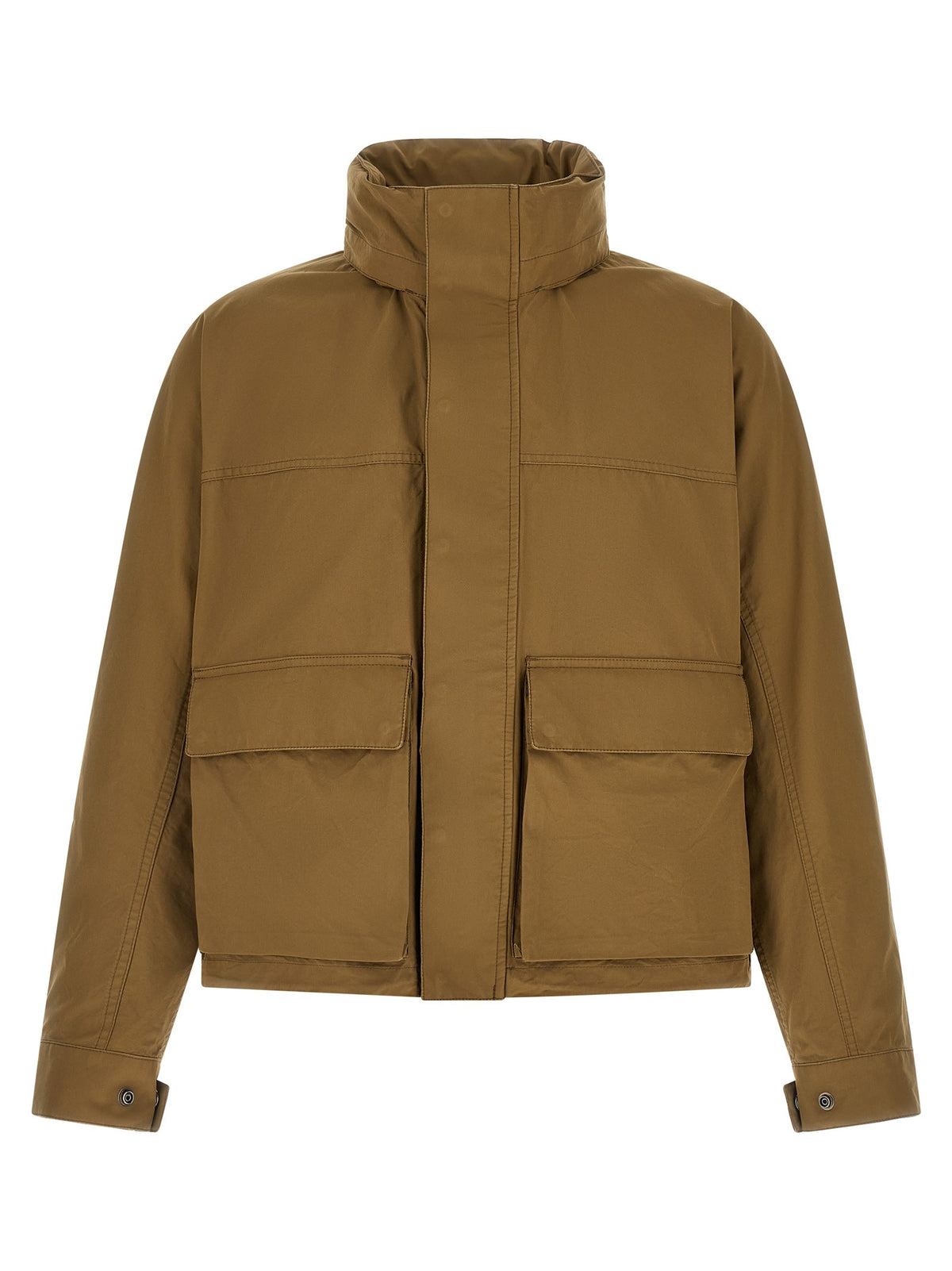 Lemaire Short Rain Parka Green