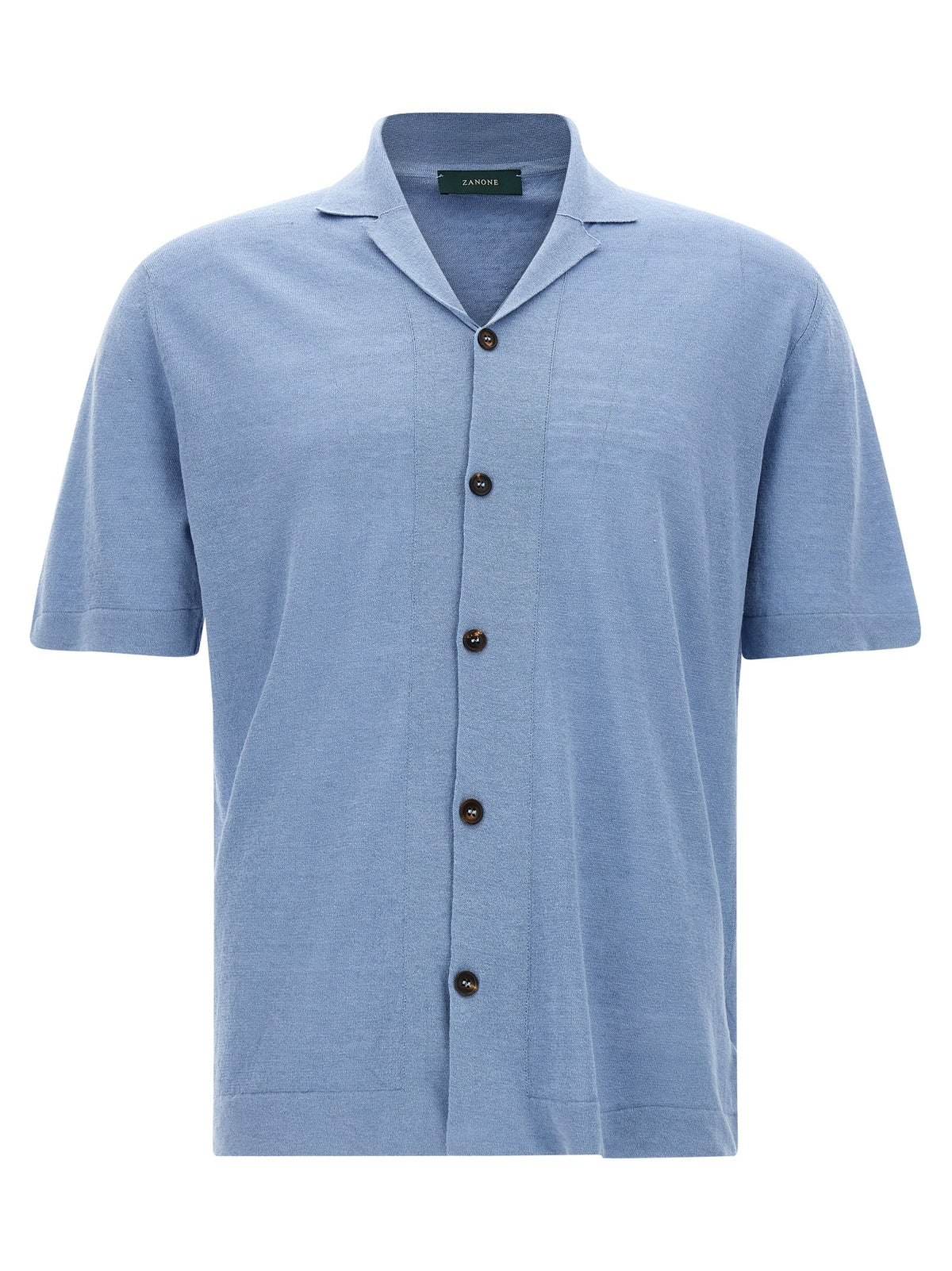 Zanone Short Sleeve Shirt Blue