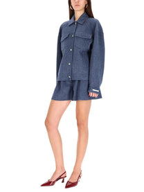 Sportmax Women's Shorts Braiesi Blue