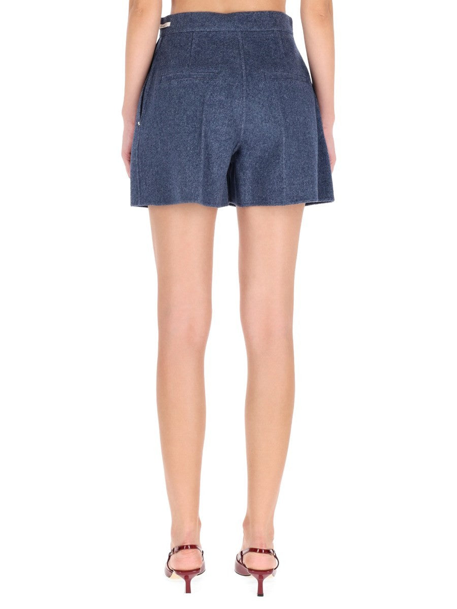 Sportmax Women's Shorts Braiesi Blue