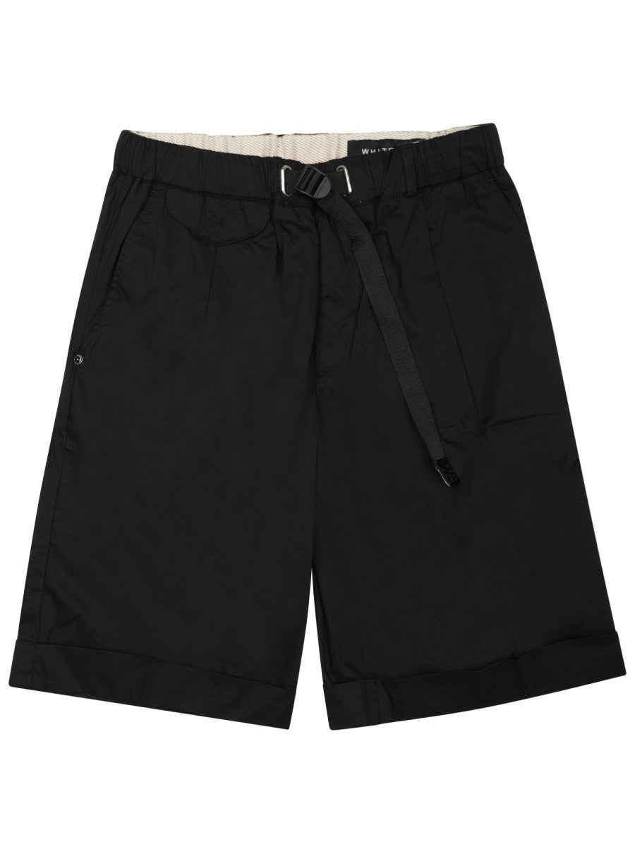 White Sand Men's Shorts Con Cintura Black