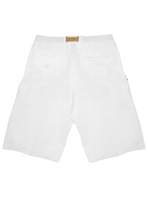 White Sand Men's Shorts Con Cintura White