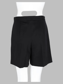 Max Mara Studio Women's Shorts in Drap Di Lana Black