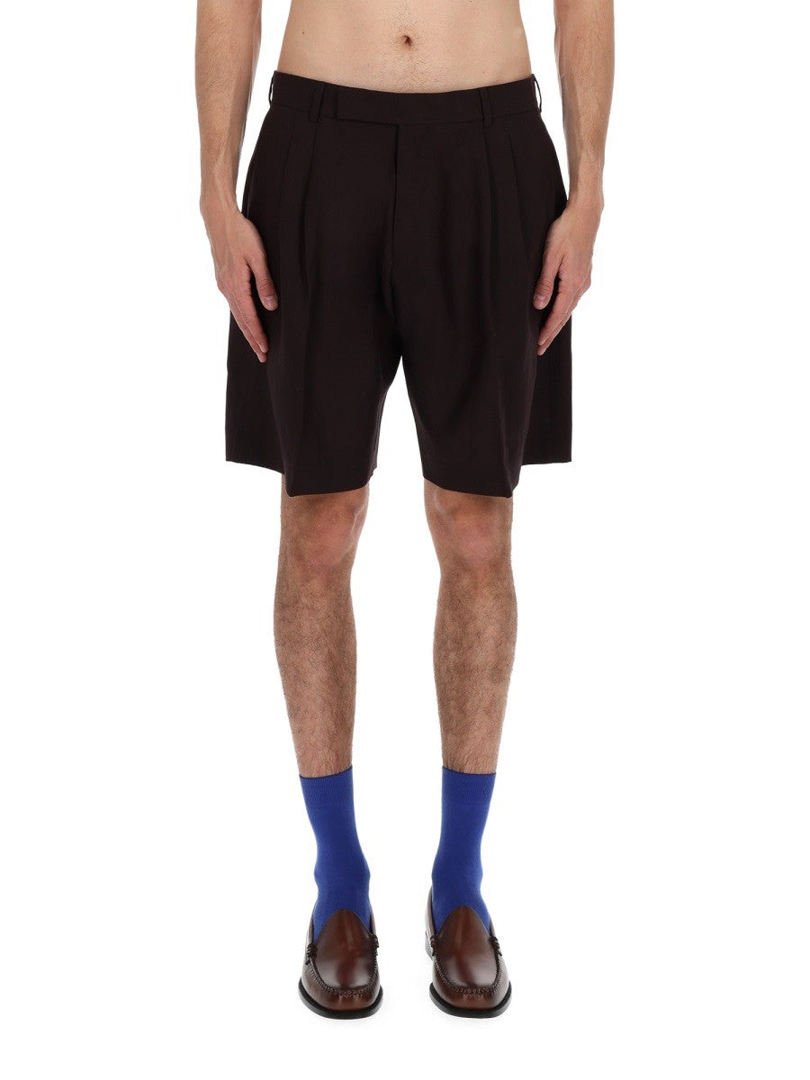 Paul Smith Men's Shorts in Lino Brown