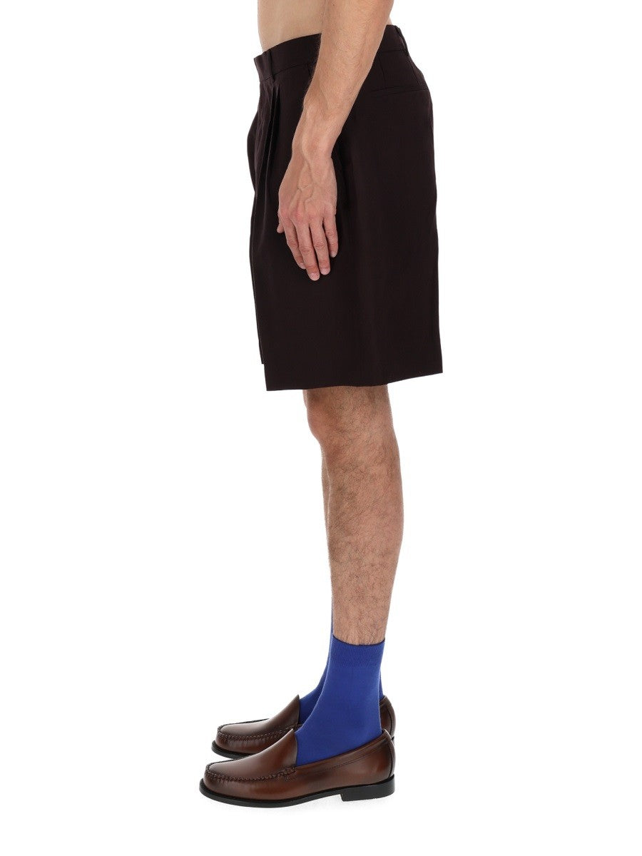Paul Smith Men's Shorts in Lino Brown
