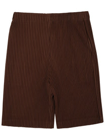 Homme Plisse Issey Miyake Men's Shorts Plissettato Brown