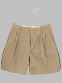 Maison Margiela Men's Shorts Sartoriale in Cotone Beige