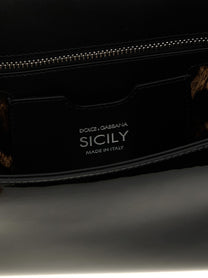 Dolce &amp; Gabbana Sicily Large Handbag Black