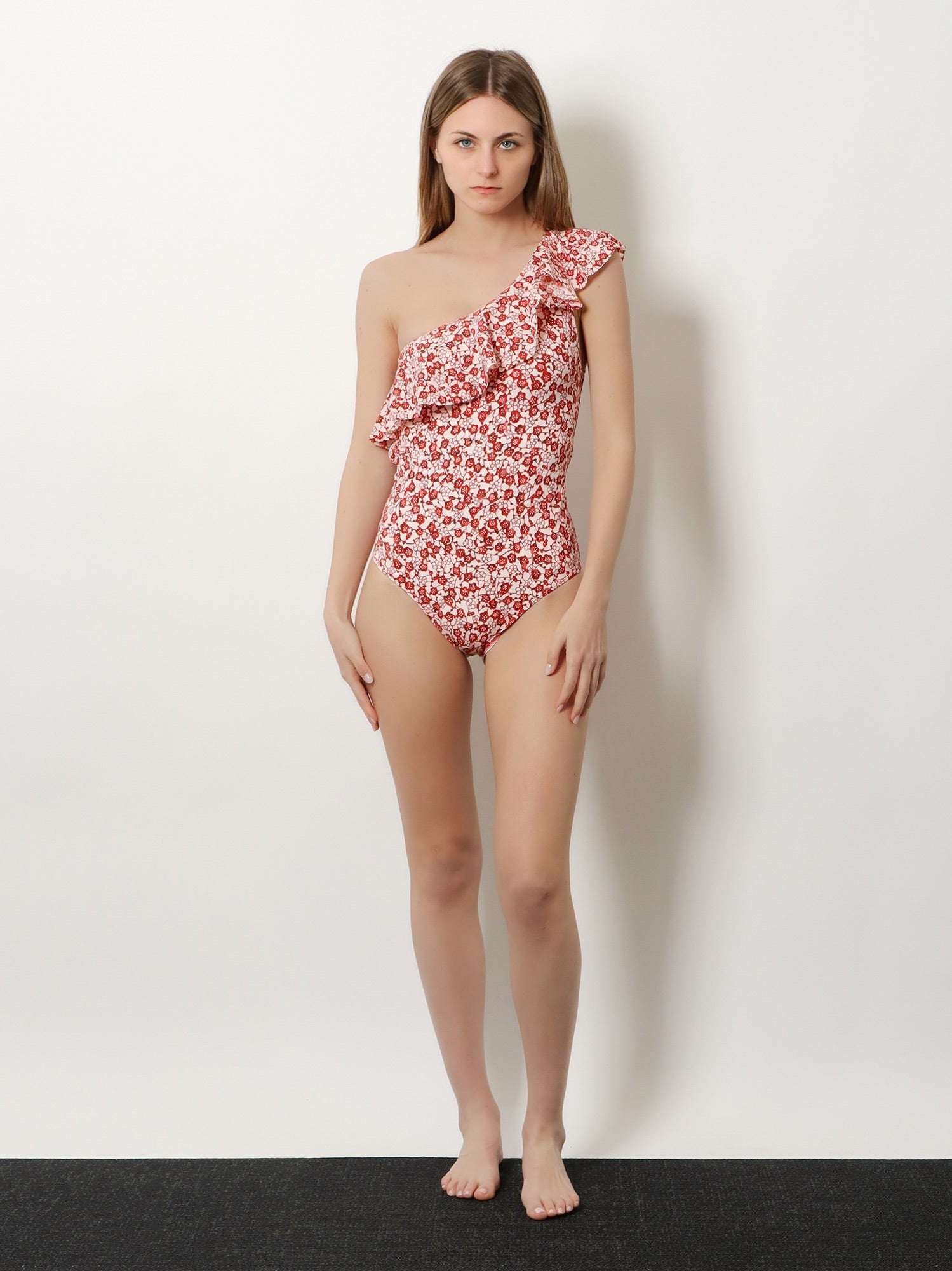 Isabel Marant Women's Sicilya One Piece Swimsuit Red