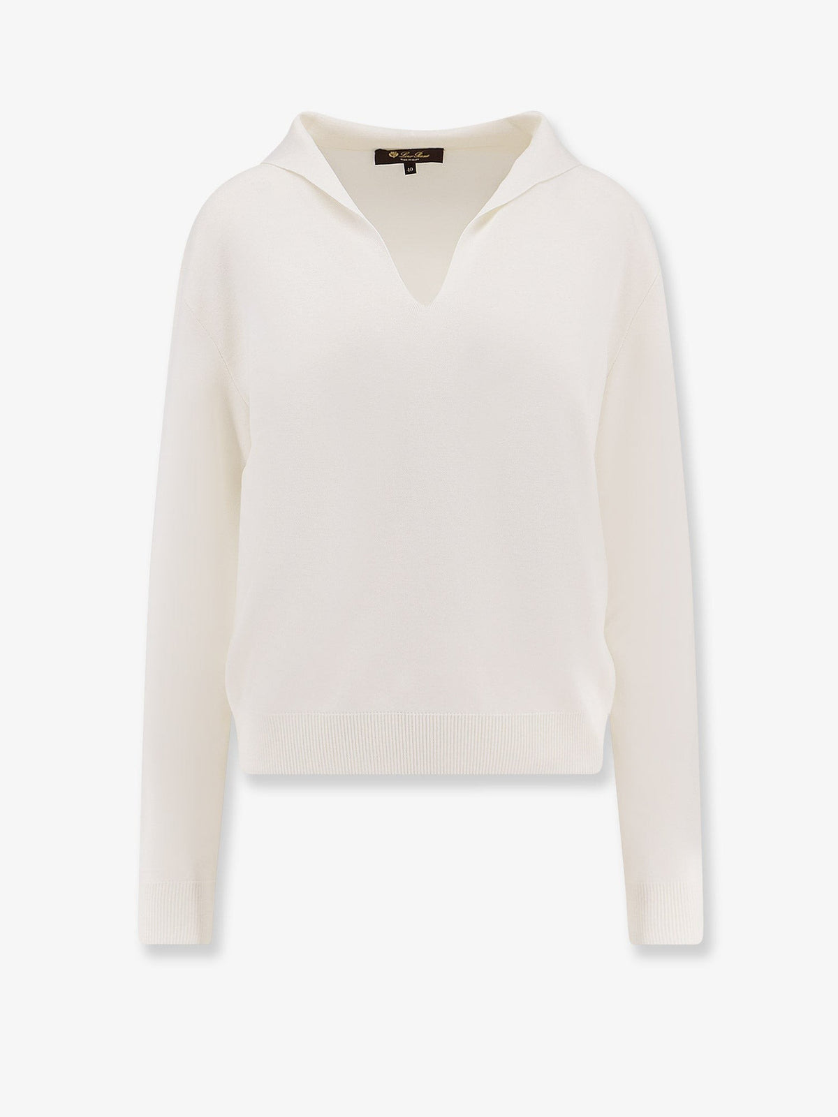 Loro Piana Women's Siena Silk and Cotton Sweater THRUSH