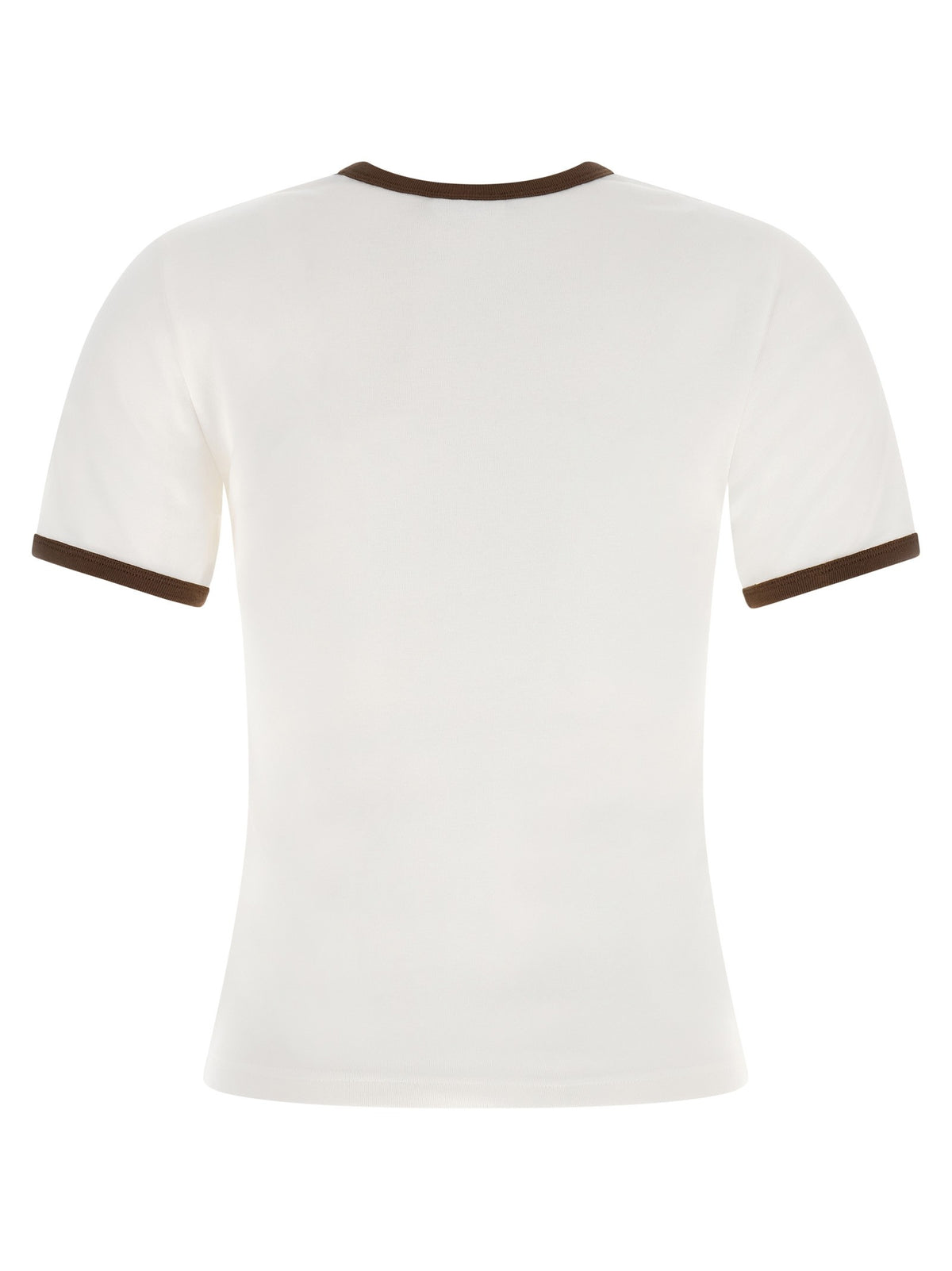 courrèges Signature Contrast Shirt Brown