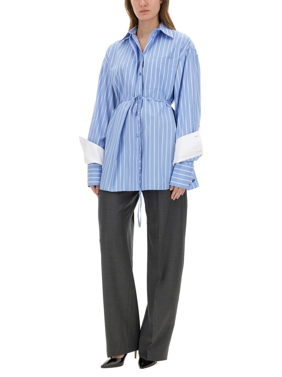 Sportmax Women's Signature Shirt Blue