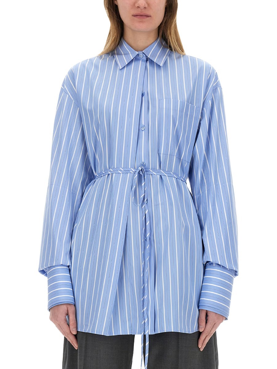 Sportmax Women's Signature Shirt Blue