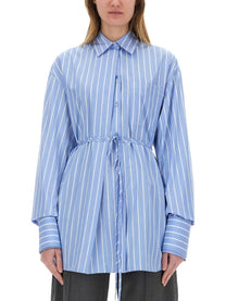 Sportmax Women's Signature Shirt Blue