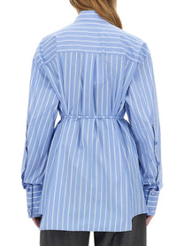 Sportmax Women's Signature Shirt Blue