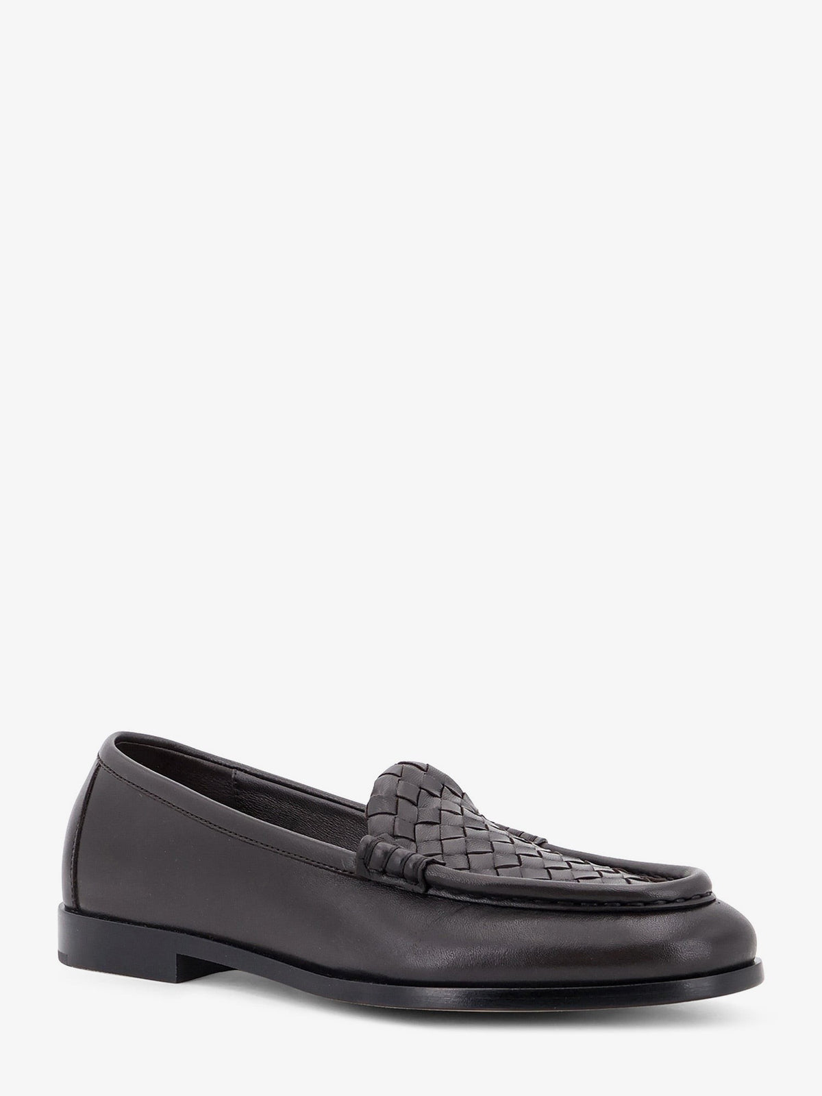 Bottega Veneta Women's Silenzio Leather Loafers Brown