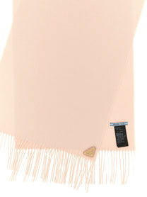 PRADA Silk and Cashmere Scarf Blue