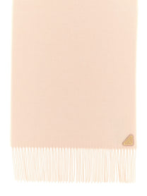 PRADA Silk and Cashmere Scarf Blue