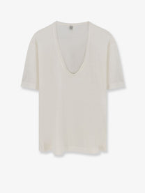 Toteme Women's Silk and Cotton Blend Shirt White