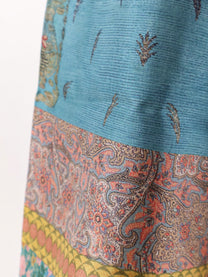 Pierre-Louis Mascia Women's Silk Bermuda Shorts Blue