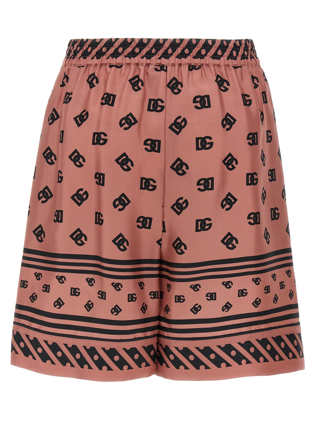 Dolce &amp; Gabbana Silk Bermuda Shorts Blue