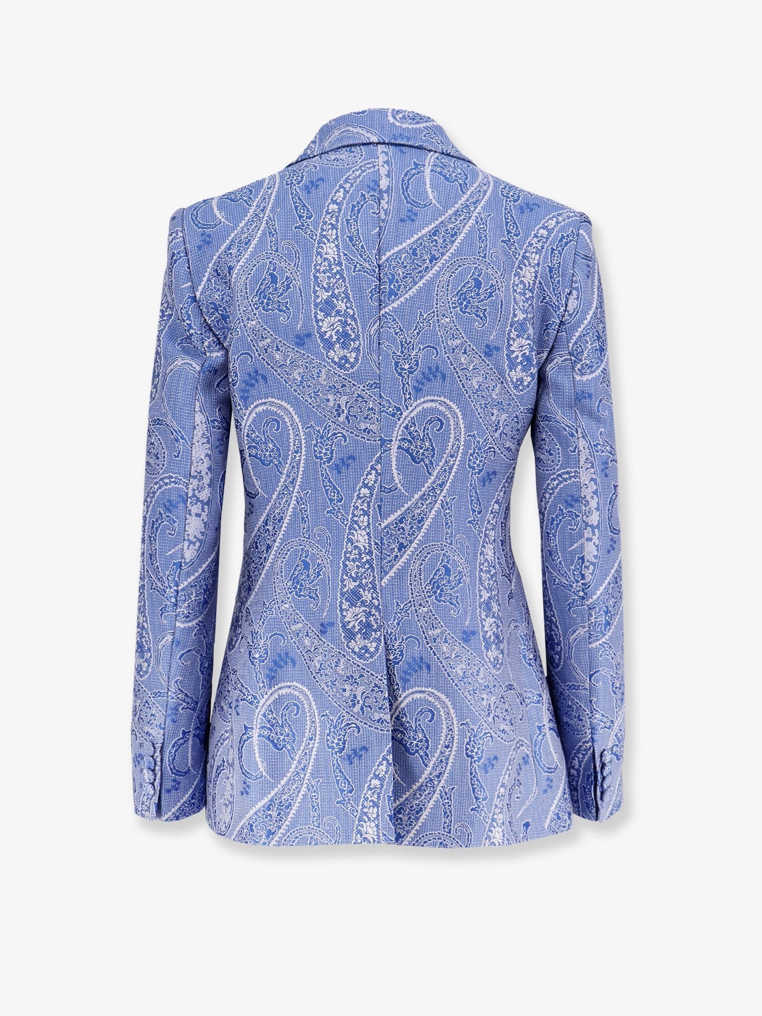 ETRO Women's Silk Blend Single Breasted Blazer Gold