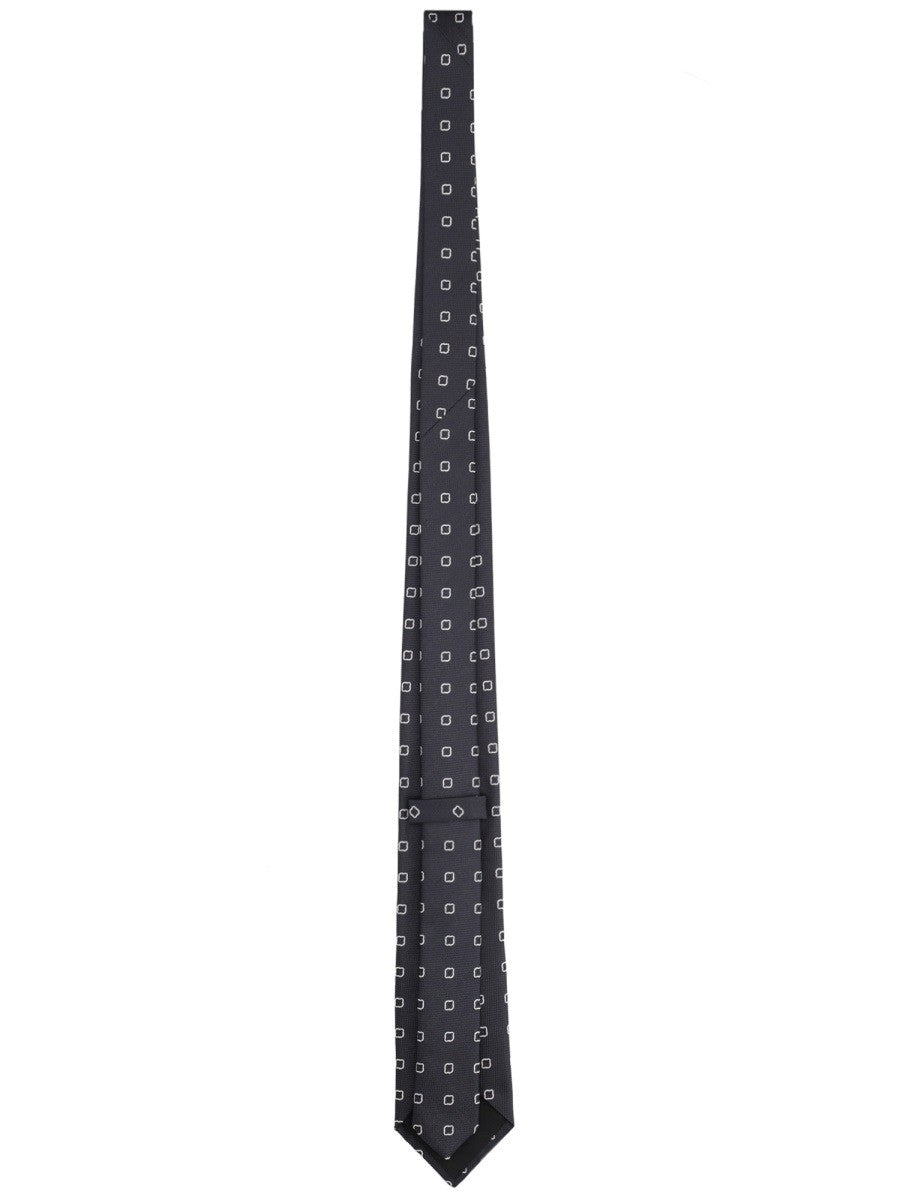 BOSS Men's Silk Blend Tie Blue