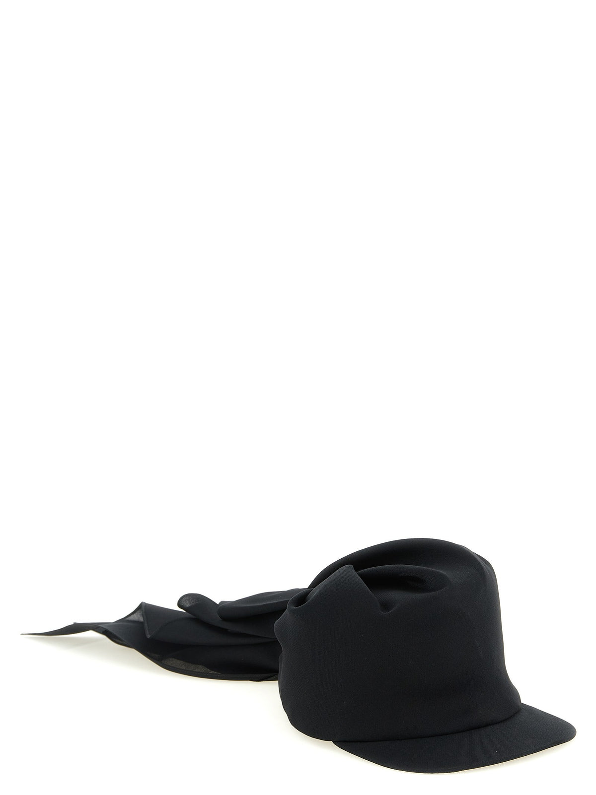 Balenciaga Silk Cap Black