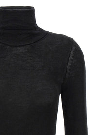 Tom Ford Silk Cashmere Turtleneck Sweater Black