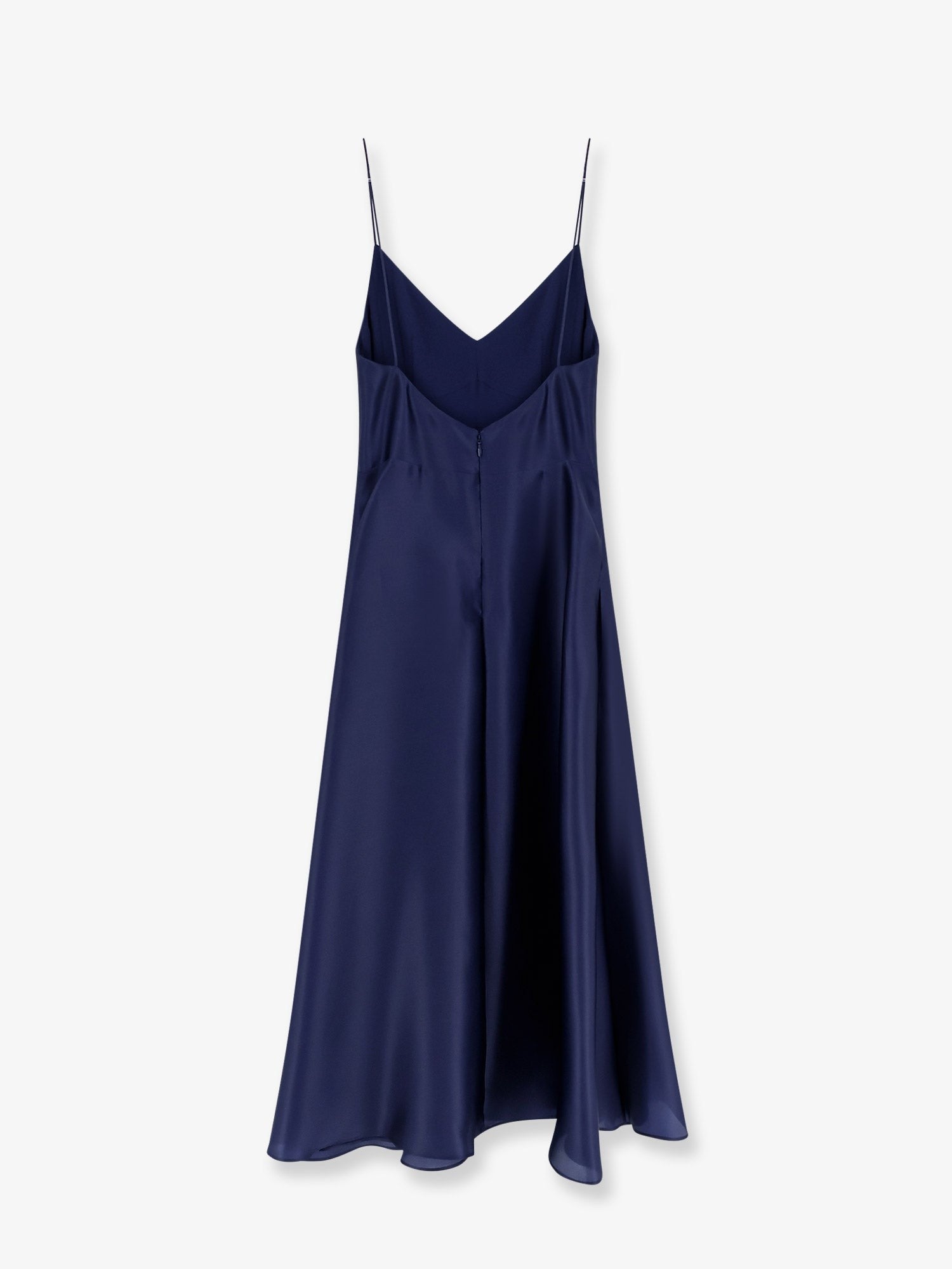 Alberta Ferretti Women's Silk Dress Blue