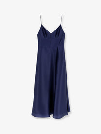 Alberta Ferretti Women's Silk Dress Blue
