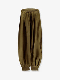 Zimmermann Women's Silk Harem Pants Green