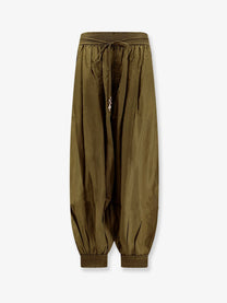 Zimmermann Women's Silk Harem Pants Green
