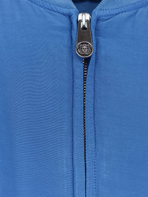 Versace Women's Silk Poplin Blouson Blue