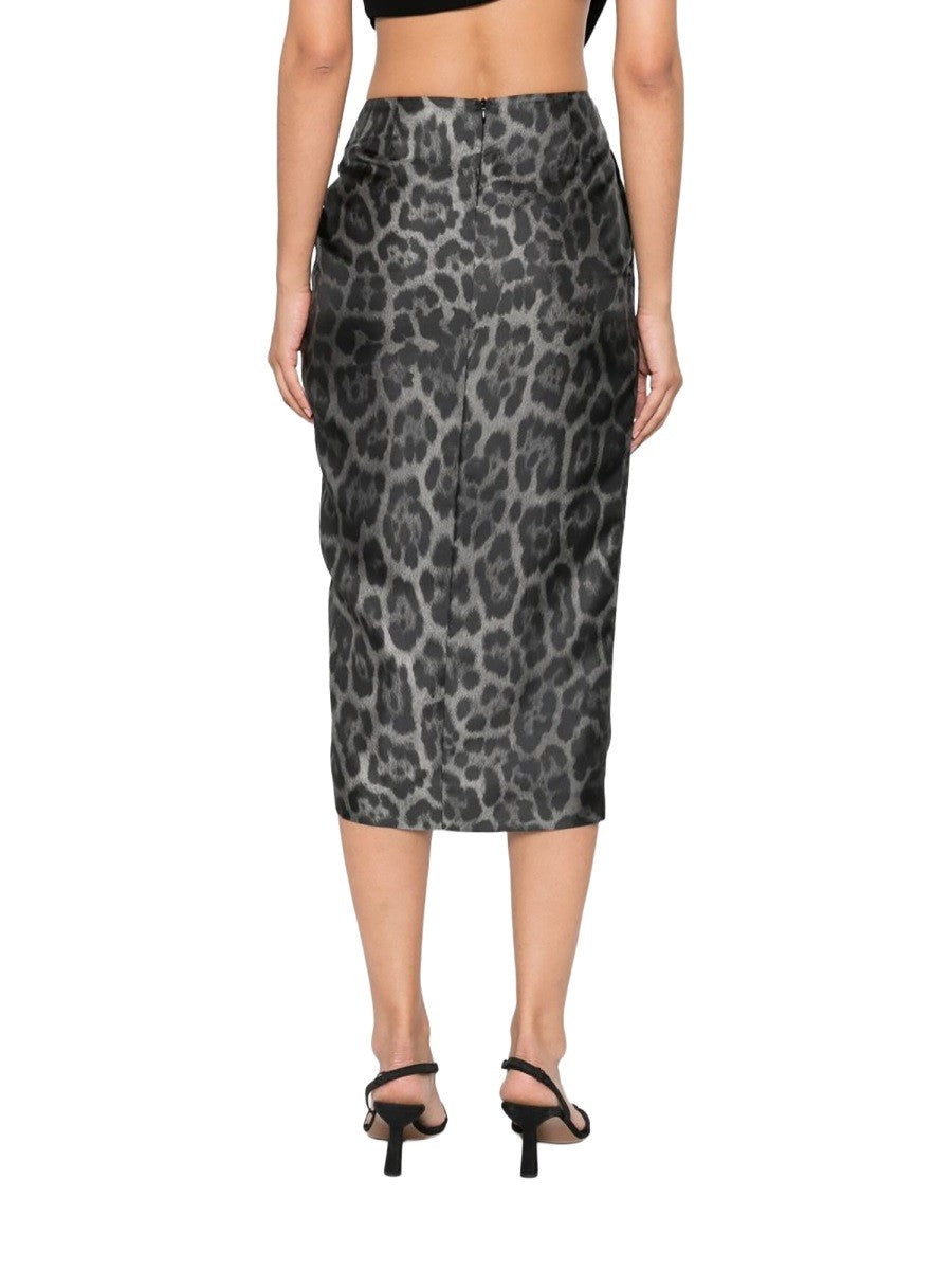 Stella McCartney Women's Silk Midi Skirt Pattern, view 3