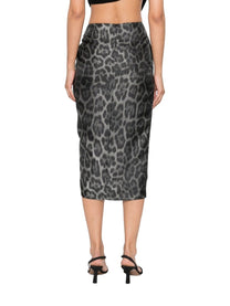 Stella McCartney Women's Silk Midi Skirt Pattern, view 3
