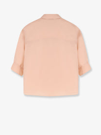 Alberta Ferretti Women's Silk Shirt Beige