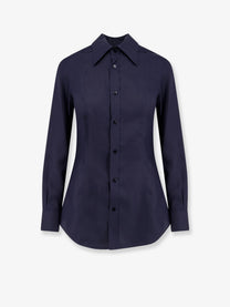 Gucci Women's Silk Shirt Blue
